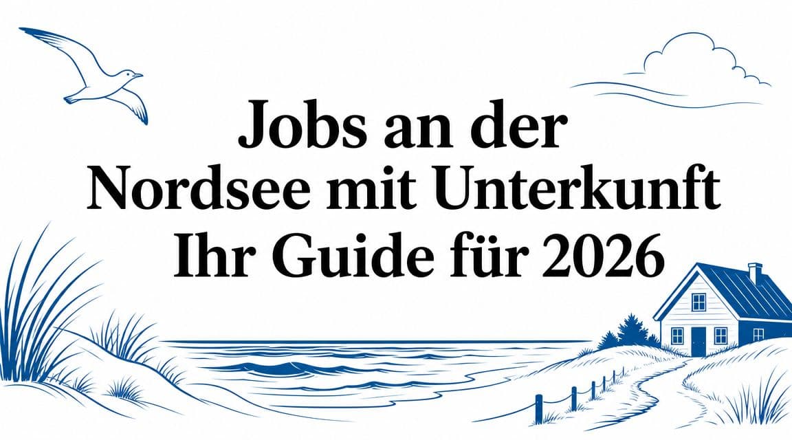 Jobs an der Nordsee mit Unterkunft Ihr Guide für 2026
