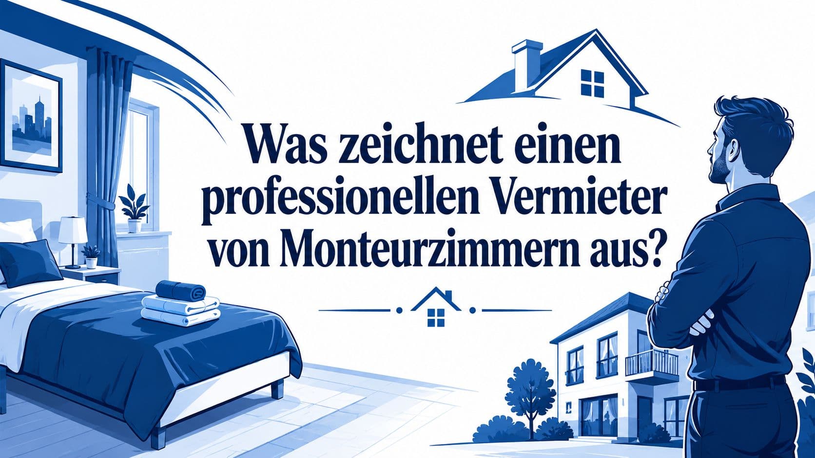 Was zeichnet einen professionellen Vermieter von Monteurzimmern aus?