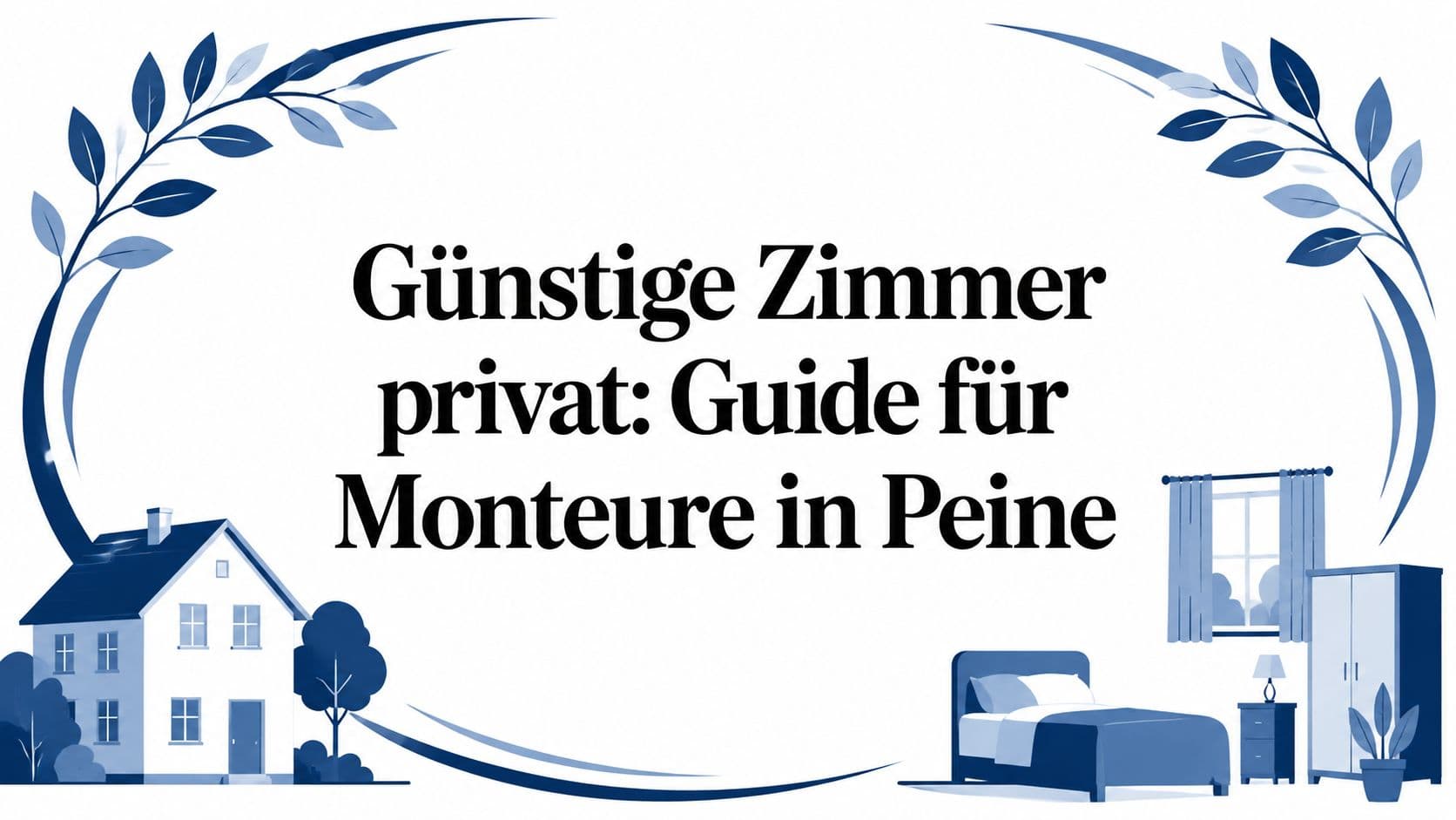 Günstige Zimmer privat: Guide für Monteure in Peine