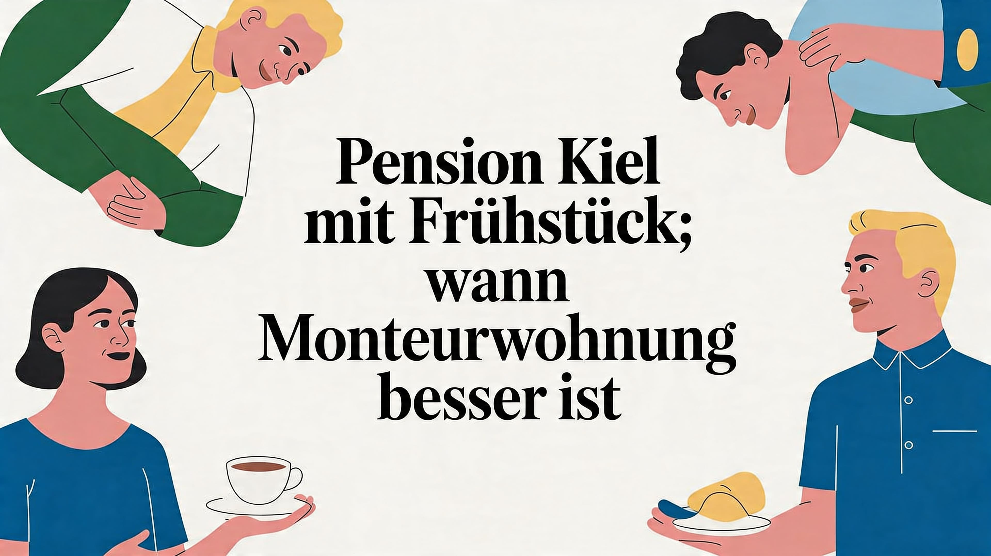 Pension Kiel mit Frühstück: Wann Monteurwohnung besser ist