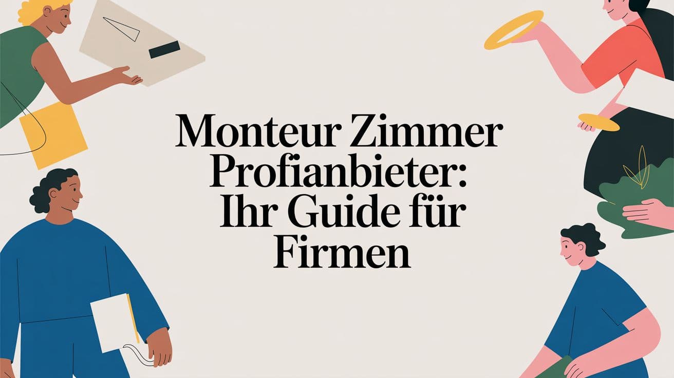 Monteurzimmer Profianbieter: Ihr Guide für Firmen