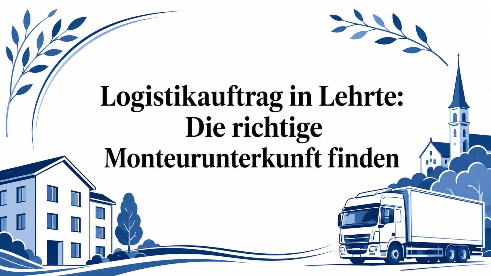 Logistikauftrag in Lehrte: Die richtige Monteurunterkunft finden